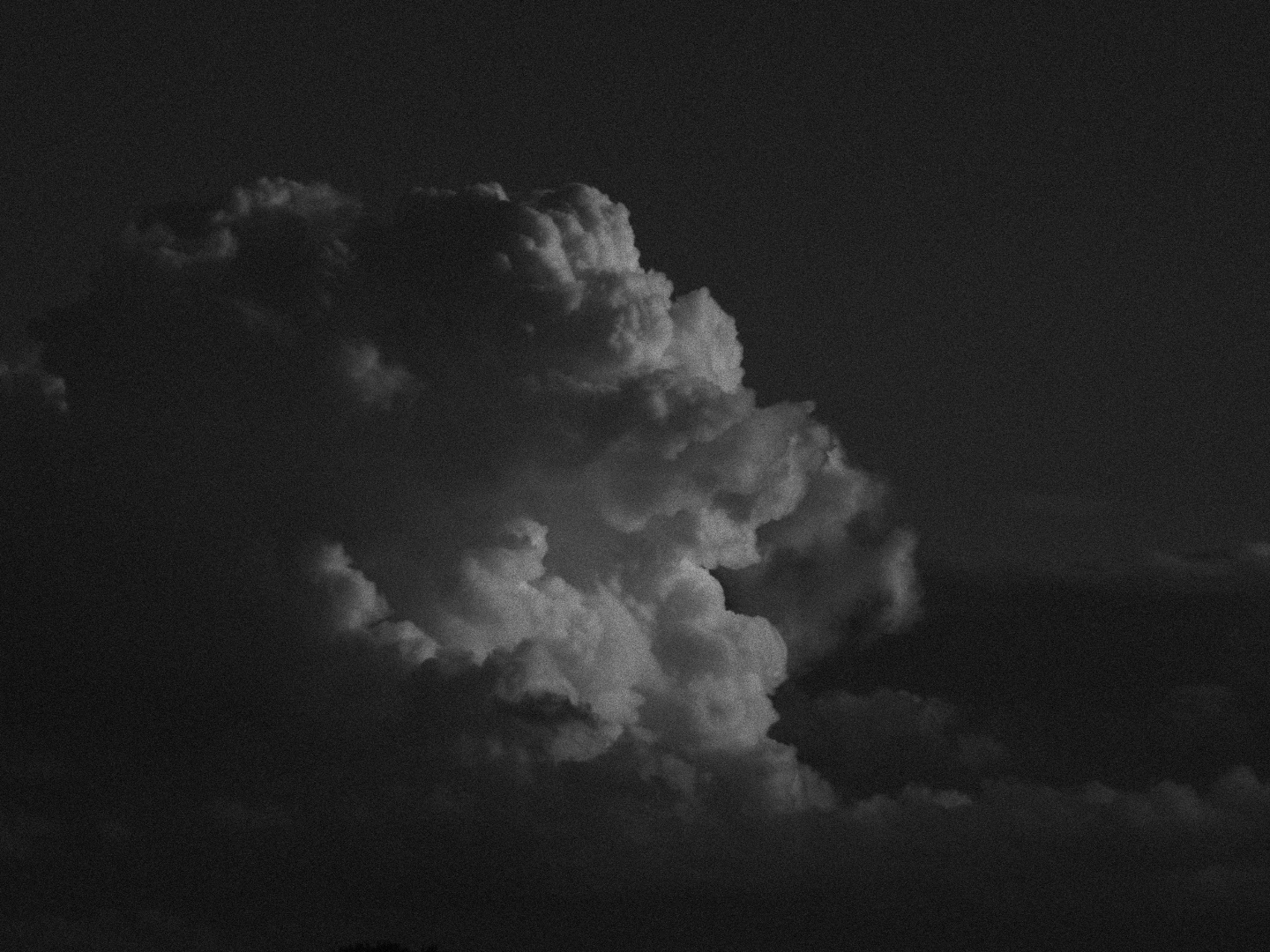 Black and White Cloud Image